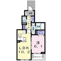 カルム　ヴィラージュの物件間取画像